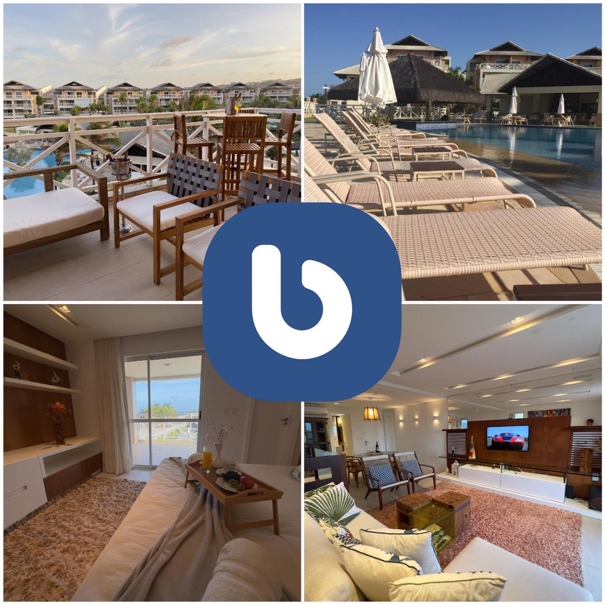 Portamaris - Luxo Duplex , 4 Suites - Pe Na Areia Aquiraz Bagian luar foto